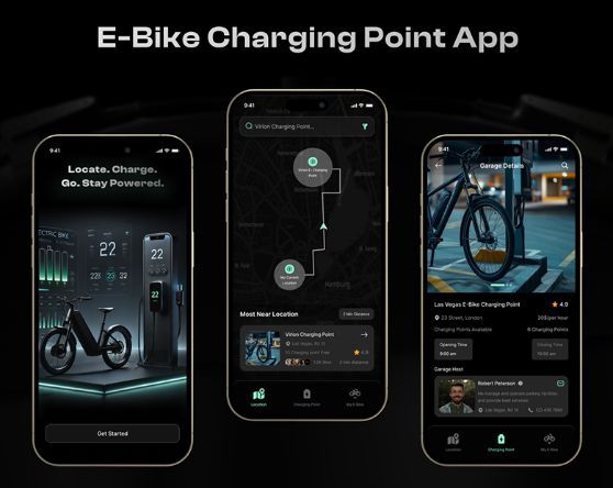 E-Bike charging point app